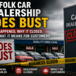 Suffolk Car Dealership Goes Bust: What Happened and Why It Closed